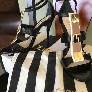 L.A.M.B. Heel Sandals